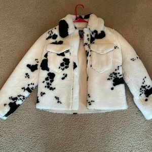Cow print jacket